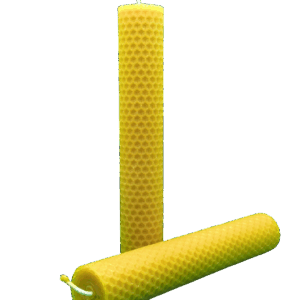 VELA DE CERA DE ABEJA 20CM. x 3CM.